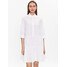 Fabiana Filippi Sukienka koszulowa ABD273W188 Biały Regular Fit