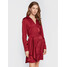 Guess Sukienka koszulowa Alya W2BK83 WF1T2 Czerwony Regular Fit