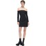 Cropp Czarna sukienka mini z łańcuszkami 3878W-99X