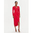 Rinascimento Sukienka koktajlowa CFC0019322002 Czerwony Regular Fit