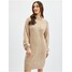 Orsay Beżowa damska sukienka swetrowa 530396-773000