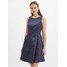 Orsay Granatowa sukienka damska w kropki 471710526000
