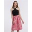 Orsay Różowo-czarna damska sukienka w kwiaty 473050660000