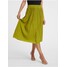 Orsay Zielona plisowana spódnica damska midi 724361829000