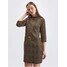 Orsay Brązowa sukienka damska wzorzysta 413032041000