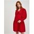 Orsay Czerwona damska sukienka koszulowa 441056-97