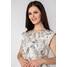 Quiosque Mini sukienka w kwiaty z koralikami przy dekolcie 4SH012113