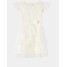 Terranova Sukienka z tiulu Biel wełny SAB0063283001S024