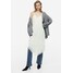 H&M Satynowa sukienka z koronką - 1173425002 Biały