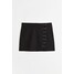 H&M Spódnica z diagonalu ze sznurowaniem - 1094956001 Czarny