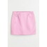 H&M Krótka spódnica - 1089062001 Jasnoróżowy