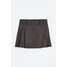H&M Plisowana spódnica - 1110891006 Ciemnoszary melanż