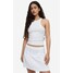 H&M Plisowana spódnica - 1110891006 Biały