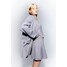 H&M Trapezowa spódnica z zakładkami - 1161035001 Jasnoszary melanż