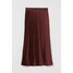 H&M Plisowana spódnica - Wysoka talia - Midi - -ONA 0998124011 Ciemny czerwonobrązowy