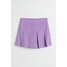 H&M Krótka spódnica z diagonalu - 1031611012 Fioletowy