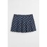 H&M H&M+ Krótka spódnica z diagonalu - 1057905001 Niebieski/Krata