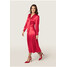 Quiosque Czerwona sukienka z wiązaniem 4TN001601