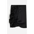 H&M Drapowana spódnica z falbaną - Wysoka talia - Krótka - 1176132002 Czarny