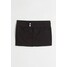 H&M Krótka spódnica z diagonalu - 1071419005 Czarny