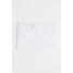 H&M Krótka spódnica z diagonalu - 1071419005 Biały