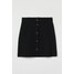 H&M Trapezowa spódnica - 1024166001 Czarny