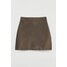 H&M Trapezowa spódnica - 1024166001 Złocisty