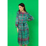 Quiosque Wzorzysta sukienka z wiązaniem w talii 4SC001923