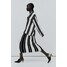 H&M Dzianinowa spódnica - 1228488001 Biały/Czarne paski