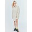 H&M Sukienka oversize z suwakiem u góry - 1190819002 Kremowy