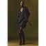 H&M Satynowa sukienka z wiązaniem - 1207292002 Czarny