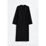 H&M H&M+ Kopertowa sukienka - 1121309004 Czarny