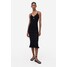 H&M Sukienka o wyglądzie szydełkowej robótki - 1155364003 Czarny