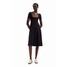 Desigual Gładka sukienka midi z krótkim rękawem 24SWVK732000