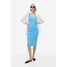 H&M Dżersejowa sukienka bodycon - 1170074001 Niebieski