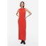 H&M Dzianinowa sukienka z domieszką jedwabiu - 1140226001 Czerwony