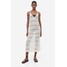 H&M Sukienka bodycon z dekoltem w serek - 1178465002 Biały
