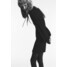 H&M Dzianinowa sukienka z półgolfem - 1189046002 Czarny