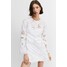H&M Sukienka z haftem angielskim - 1177115002 Biały
