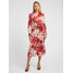 GUESS Długa sukienka w kwiatowy print W2BK13WEX62-P51T