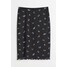 H&M Siateczkowa spódnica - 1083324002 Black/Butterflies