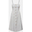 ONLY Sukienka z lnem - Biały 2230017937145