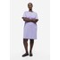 H&M Bawełniana sukienka T-shirtowa - 0841434014 Fioletowy