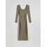 Reserved Dzianinowa sukienka maxi 8568B-87X