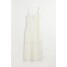 H&M Sukienka o wyglądzie szydełkowej robótki - 1077075001 Kremowy