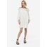 H&M Sukienka oversize z odkrytymi ramionami - 1186515001 Biały