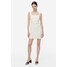 H&M Sukienka z zakładkami - 1158698003 Biały
