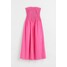 H&M Sukienka z marszczeniem - 0985777008 Różowy