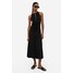 H&M Drapowana sukienka dżersejowa - 1207084001 Czarny