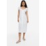 H&M Sukienka w strukturalny splot - 1147250001 Biały